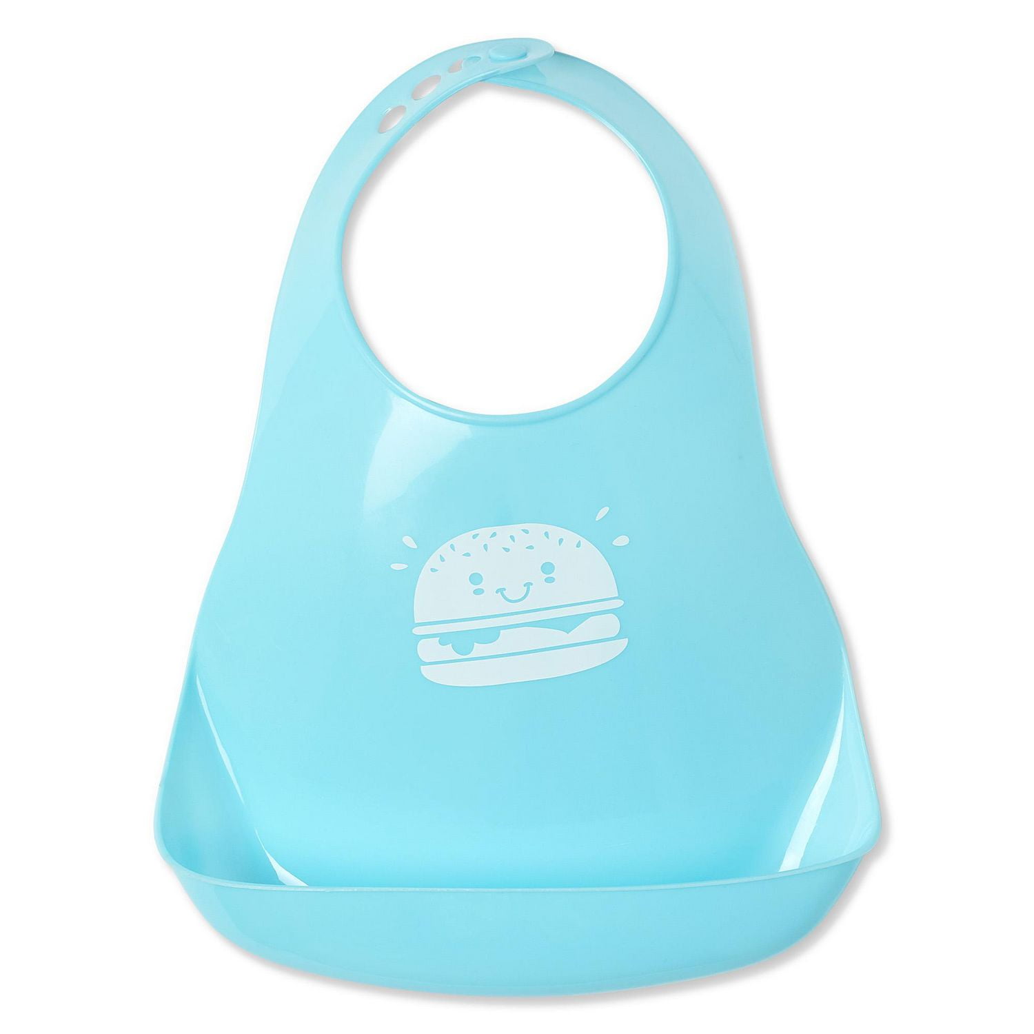 George Baby Bib Scoop- Blue Design