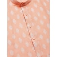 thumbnail image 4 of Maple Clothing Kurta en Coton Pyjama Ethnique Imprimé Indien Décontracté (Pêche, 3TG), 4 of 6