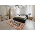 thumbnail image 4 of Ahgly Company Tapis d'Intérieur Rectangulaires Abstraits Rouge Brun, 8 Pieds x 10 Pieds, 4 of 6