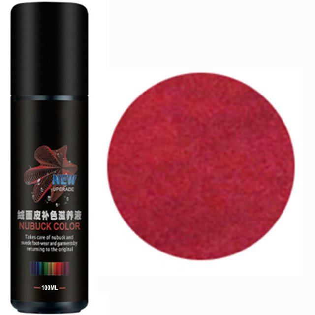 Aodebiao Suede & Leather Color Restorer Spray – 75ml Quick-Dry Formula for Sneakers, Boots, Bags & Jackets (Includes Precision Applicator)