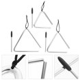 thumbnail image 2 of SHISUYAN 3 Ensembles Triangles Musicaux Instrument de Percussion à Main Instruments Triangulaires pour Enfants Instrument Triangulaire, 2 of 9