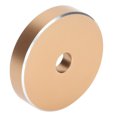 thumbnail image 1 of Aluminum Turntable Adapter, Vinyl Black Adapter Smoothly Played A Prolonged Service Life Reduced Pitch Swing  For Most Big Hole Records Silver,Gold,Black, 1 of 8