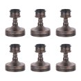 thumbnail image 1 of Golden ABS Crafts Decorations for Home Party Scene with Elegant Appearance 6pcs, 1 of 8