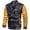 Yellow, variant on Pisexur Leather Jacket Men Men's Solid Color Stand Up Collar Light Version Open And Close Zipper Button Leather Jacket Motorcycle Jacket