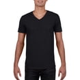 thumbnail image 4 of Gildan T-Shirt à Manches Courtes à Col en V Style Doux pour Hommes, 4 of 5