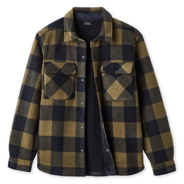 George Men's Teddy Fleece Lined Overshirt