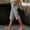 0104-Gris, variante sur Neewe Short Bermuda Cargo pour Femmes, Longueur Genou, Short Athlétique d'Été Décontracté à Ourlet Fendu, Vêtement de Randonnée avec Poche