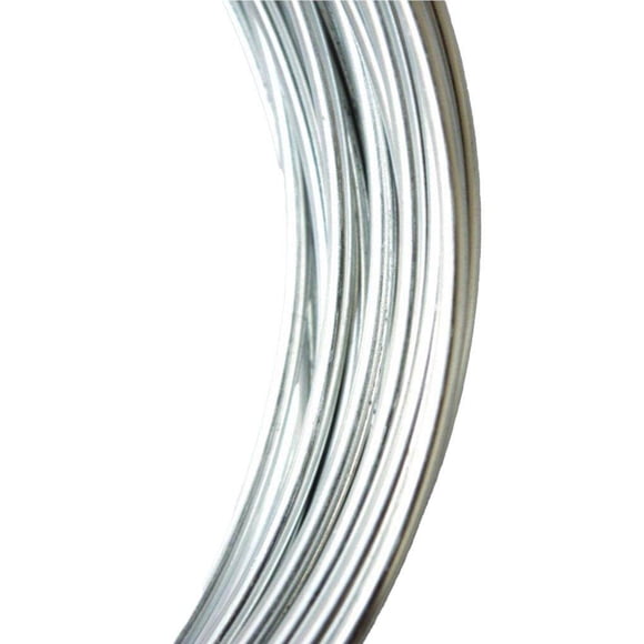 Maoww Metal Cord Assorted Colors Thickness Aluminum Wires Fool-style Operation Handy to Install DIY Rust-proof Resilience for Crafts silver