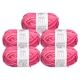 thumbnail image 1 of Unique Bargains Cotton Blend Pink Red Yarn, 50g, 5 Pack, 1 of 8