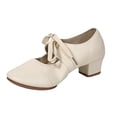 thumbnail image 3 of Lady Style Shallow Mouth Modern Dance Latin Dance Square Dance Shoe Low Top Soft, 3 of 9
