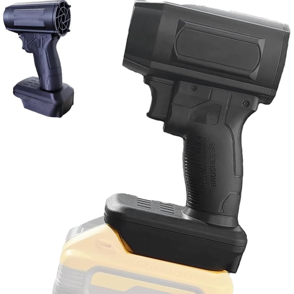Turbo Jet Double-Blow V2.0, Turbo Jet Blower, Electric Cordless Leaf Blower 130,000 RPM 200 Mph, Portable Handheld Leaf Blower, for Patio Cleaning, Blowing Leaves, Dust (for Dewalt)