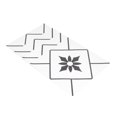 thumbnail image 3 of 4Pcs DIY Wall Sticker Self-Adhesive Floor Sticker For Bathroom Bedroom Kitchen 30x30cm, 3 of 8