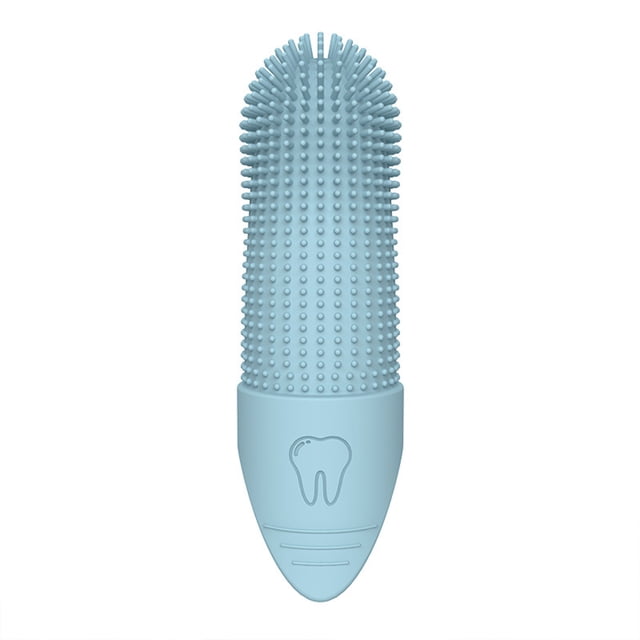Dog Toothbrush Dog Tooth Brush 360° Cleaning Finger Toothbrush For Dogs Cats Food Grade Silicone Dog Finger Toothbrush