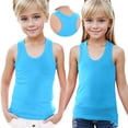 thumbnail image 2 of FAIWAD Toddler Boys Girls Tank Tops Kids Racerback Athletic Dance Tops Sleeveless Round Neck Camisole, 2 of 7