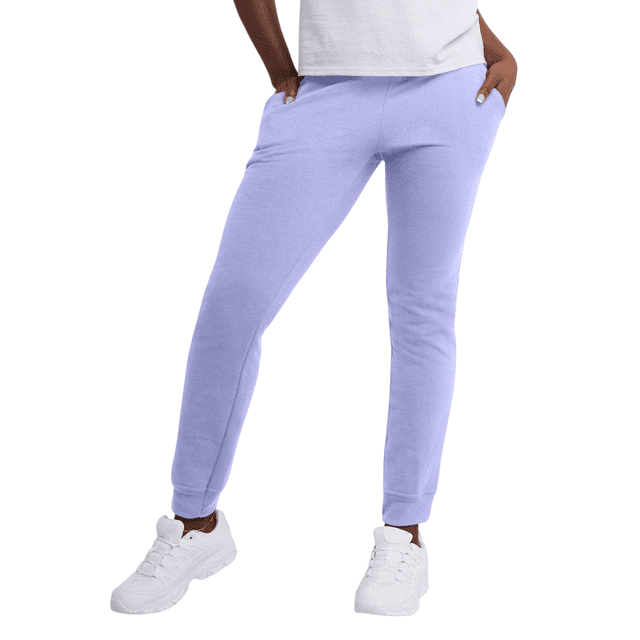 Hanes Womens EcoSmart Fleece Joggers, 2XL, Peri Blue