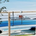 thumbnail image 4 of Costway Table de Balcon sur Rambarde avec Crochets Réglables, Table Suspendue Pliante pour Terrasse, Support pour Plantes, 4 of 10