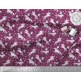 thumbnail image 3 of Soimoi Poly Georgette Fabric Dot,Star & Unicorn Animal Print Fabric by Yard 52 Inch Wide, 3 of 3