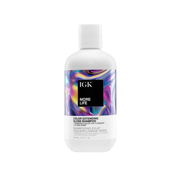 IGK More Life Color Extending Gloss Shampoo 236 ml / 8 oz