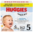 thumbnail image 1 of Huggies Snug & Dry Baby Diapers, Size 5 (25-37 lbs), 162 Count, 1 of 7