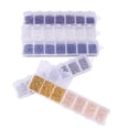 thumbnail image 2 of 1170PCS White K Plated Metal Open Jump Rings Kit - 7 Sizes (3-10mm) with Storage Box, Plier, Tweezer & Thimble for DIY Earring Making and Handmade Jewelry Craft Supplies, 2 of 6