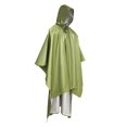 thumbnail image 4 of S SERENABLE Poncho de Pluie à Capuche Imperméable Léger Réutilisable Imperméable Cape de Pluie pour Vert, 4 of 9