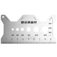 thumbnail image 2 of BKER Sizer Stainless Steel Sizer Double Multifunctional Screw Gauge For Jewelry Electronics Fabrication Woodworking Watch Utility, 2 of 6