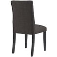 thumbnail image 4 of Modway Duchess Modern Tufted Upholstered Fabric Dining Chair, Brown, 4 of 5