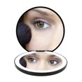 thumbnail image 2 of Jinsinto Miroir de Maquillage Compact Rechargeable Éclairé pour Voyage et Sacs à Main, 2 of 5