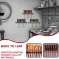 thumbnail image 2 of Plastic Wrench Organizer Rail Rack Storage Garage Workshops Wall Tool Hardware Hanger Mount Display, 2 of 8