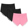 thumbnail image 1 of Gspmoly Shorts de Course pour Femmes, 3 Pcs Shorts de Yoga pour Femmes Pantalons Femmes Bandage Taille Élastique Shorts Décontractés Shorts de Randonnée Femmes Liquidation Rose G, 1 of 6