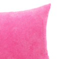 thumbnail image 4 of GROWTH TANK Housse de Coussin en Velours à Fermeture Éclair Dissimulée Housse de Coussin de Sofa Sham 60 x 60cm Rouge Rose Rouge Rose 60 x 60cm, 4 of 9