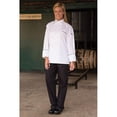 thumbnail image 1 of Uncommon Threads 4003-2708 Pantalon de Chef Ample Teint au Fil à Rayures Rouges/blanches - 4XLarge, 1 of 1