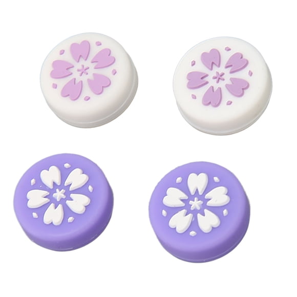 4PCS Soft Silicone Thumb Grip  for Switch Prevent Slip Replacement Joystick , Anti Slip, Soft and Comfortable Touch, Compatible with Switch Lite, Thumb Grip