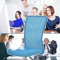 thumbnail image 2 of BestOffice Computer Desk Chair, Adjustable Swivel Task Chair for Home & Office, Blue, 2 of 7