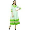 thumbnail image 2 of Phagun Kurta Anarkali en Coton à Imprimé Cachemire Kurti Ethnique Robe de Designer, 2 of 2