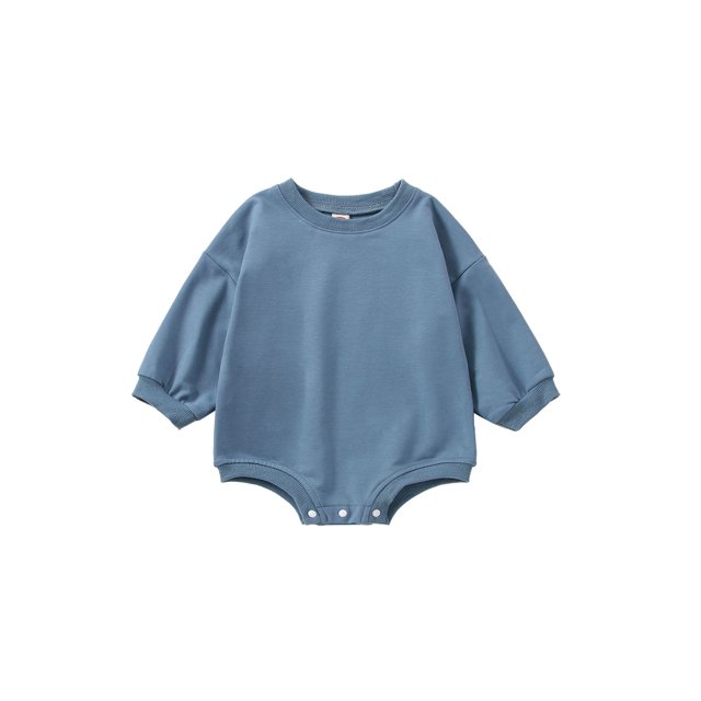 Faithtur Combinaison d'Automne pour Bébé Col Rond à Manches Longues pour Garçons Filles, 0-18 Mois