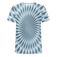 thumbnail image 3 of Birdeem T-Shirt Homme Impression Abstraite 3D Manches Courtes Col Rond Mode Décontracté Quotidien Vacances T-Shirt Haut Blouses, 3 of 6