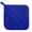 Blue, variant on Thick Cotton Pot Holder, 7x7 Inch Heat Resistant Square Potholder, Little Trivet Fabric Pad for Kitchen Cooking Baking and Serving Hot Dishes