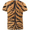 thumbnail image 2 of Halloween Tiger Costume All Over Adult T-Shirt, 2 of 2