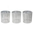 thumbnail image 1 of Glass Tealight Holders Forest Winter - Set of 3, 1 of 3