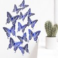 thumbnail image 3 of relayinert Decorative Butterflies Wall Stickers - Beautiful Addition To Home Multiple LK12 blue 1Set, 3 of 6