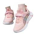thumbnail image 2 of MEZZALL Chaussures de Course Décontractées Confortables pour Enfants en Maille à Lacets, à Agencement de Couleurs, Polyvalentes pour Tout-Petits, Rose, 7-8 Ans, 2 of 8