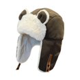 thumbnail image 2 of GUOOL Chapeau Trappeur d'Oreilles d'Animaux Léger Mignon Confortable Protection des Oreilles Marron, 2 of 9