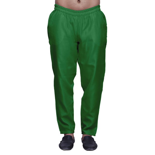 Atasi Men Solid Dupion Ready Made Pajama Ethnic Wear Adjustable Elastic Pants