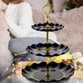 thumbnail image 1 of EGNMCR Multi-layer Candy Plate Wedding Ktv Living Room Creative Fruit Plate Dry Fruit Plate Refreshment Plate Three-layer Fruit Plate,, 1 of 5