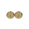 thumbnail image 1 of Bronze Kansa Plate Handmade Full Size Set Of 2 - Gift For Wedding, Diwali, Navratri & Dusshera, 1 of 2