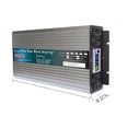thumbnail image 1 of Pure Sine Wave Inverter 12V 24V To AC 110/220 6000W 8000W Voltage Transformer Power Converter Solar Inverter Home ,Safety, 1 of 7