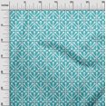 thumbnail image 3 of oneOone Velvet Turquoise Blue Fabric Geometric Fabric For Sewing Printed Craft Fabric By The Yard 58 Inch Wide, 3 of 5