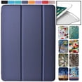 thumbnail image 1 of iPad PRO 9.7 2016 [ PRO 9.7 Pouces ] A1673 A1674 MLMP2LL/A MM172LL/A MLMN2LL/A MLMW2LL/A MLMX2LL/A MM192LL/A Support Intelligent Léger Ajustable Fonctionnalité Design Épuré Étui à Rabat - Bleu Marine, 1 of 8