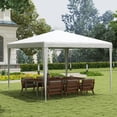thumbnail image 2 of Outsunny Tente de Fête, Auvent de Gazebo Portable Abri pour Événements Blanc, 2 of 10